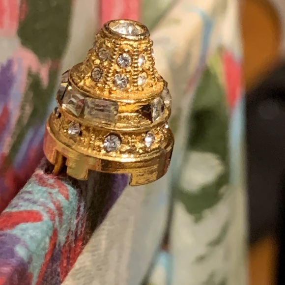 RARE 50’s 60’s FLORAL PLEATED HANDBAG PURSE JEWELED CLASP,MATCHING COIN … - Picture 13 of 15